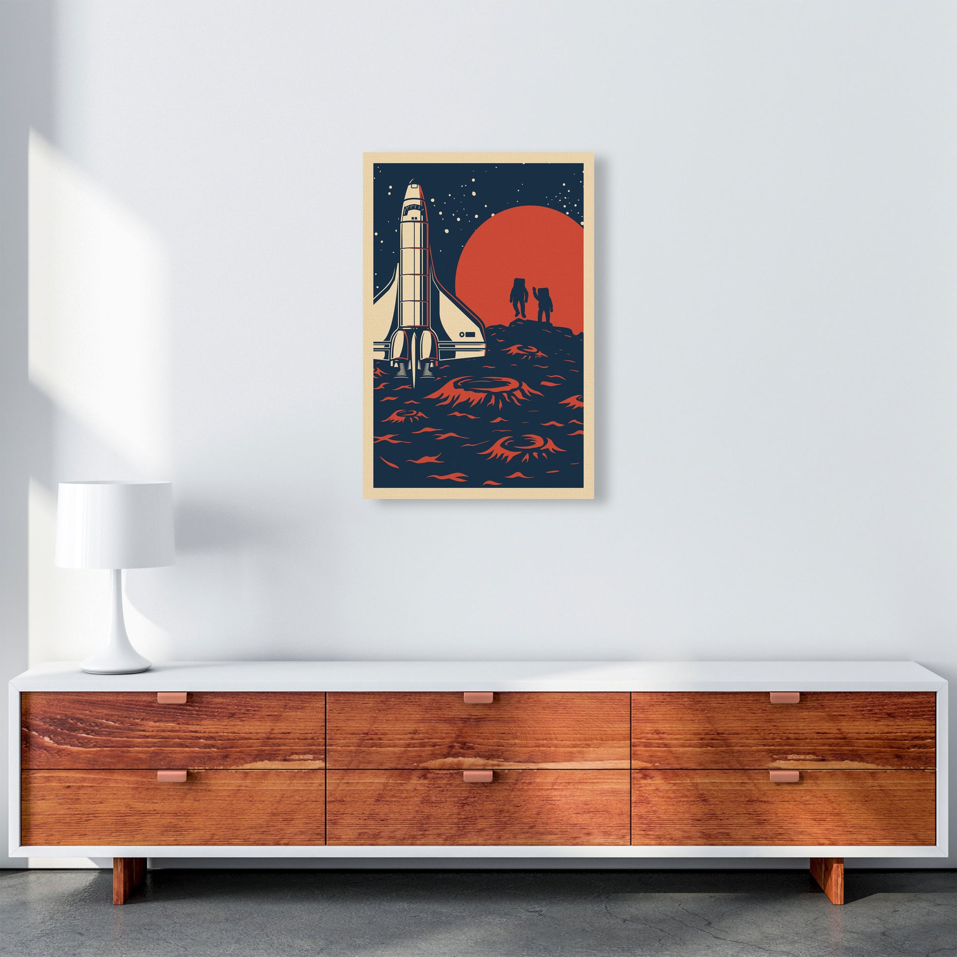Outer Space Series - #10 Art Print by Jason Stanley A2 Canvas