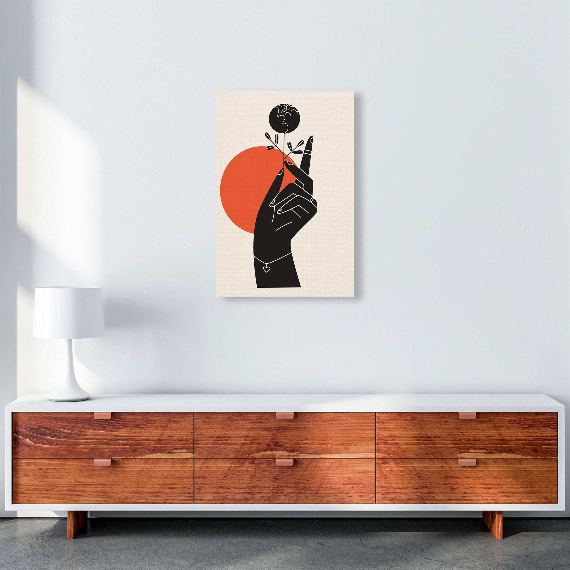 Minimalist Hand Drawing Art Print by Jason Stanley A2 Canvas