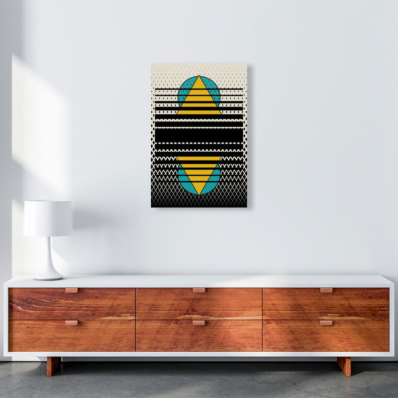 Geometric Suns Pattern Art Print by Jason Stanley A2 Canvas