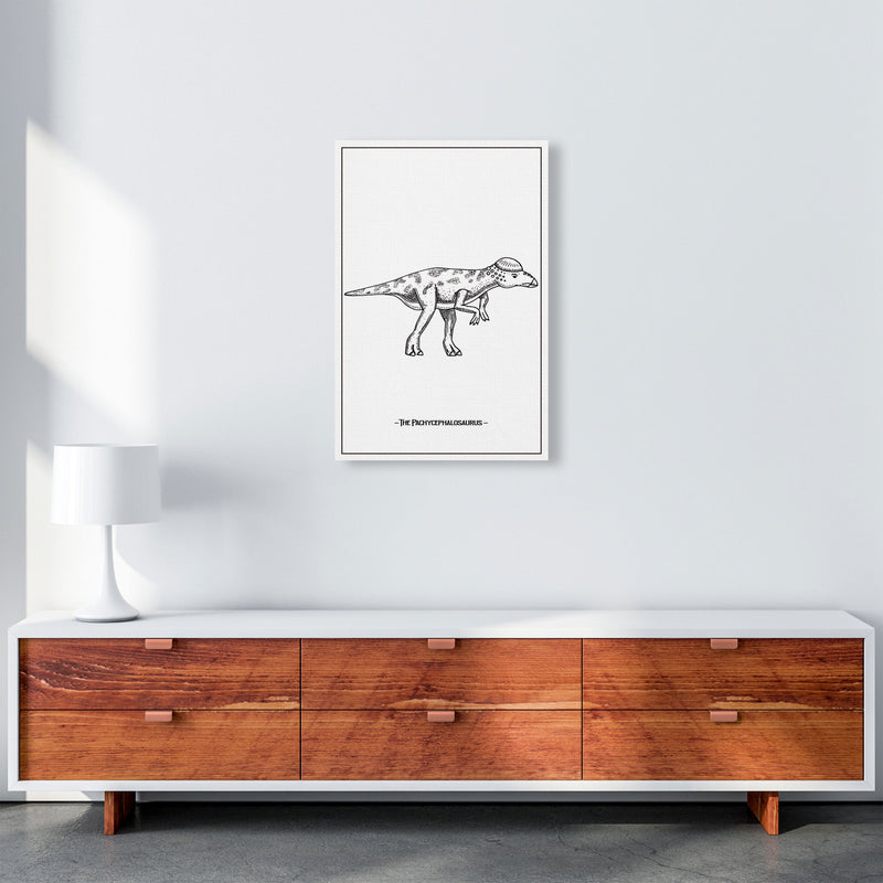 The Pachycephalosaurus Art Print by Jason Stanley A2 Canvas