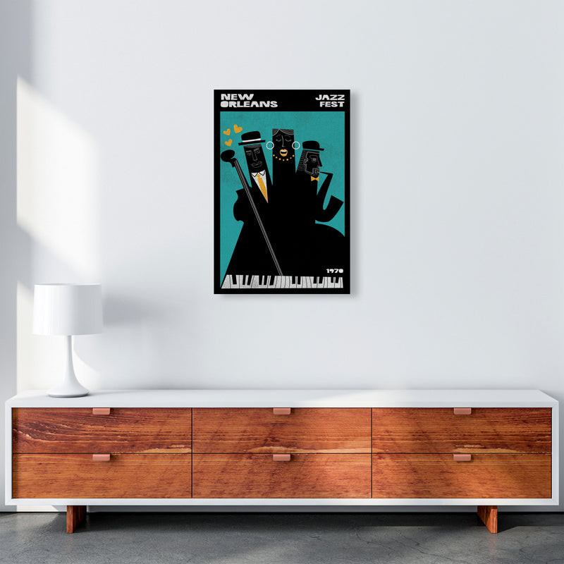 New Orleans Jazz Fest Art Print by Jason Stanley A2 Canvas