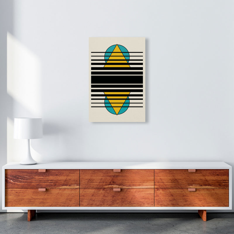Geometric Suns. IIII Art Print by Jason Stanley A2 Canvas