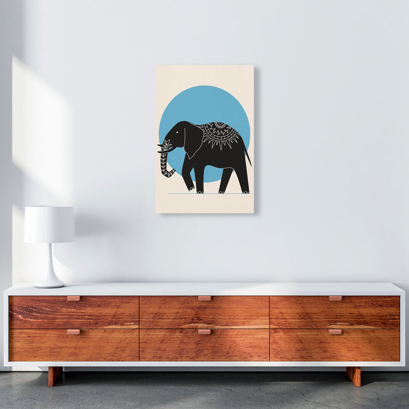 Elephant Moonlight Art Print by Jason Stanley A2 Canvas