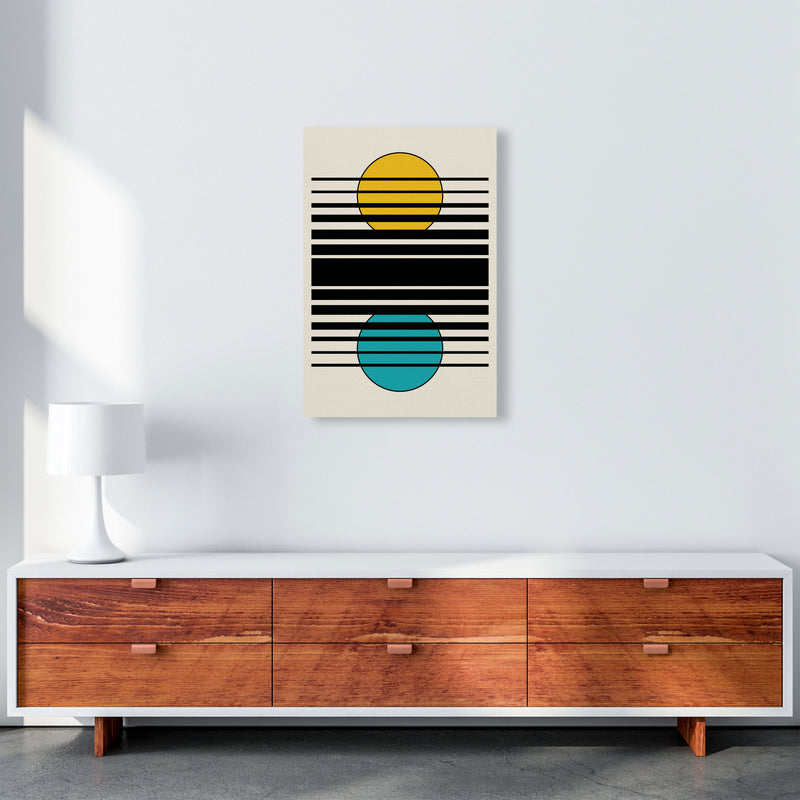 Geometric Suns III Art Print by Jason Stanley A2 Canvas