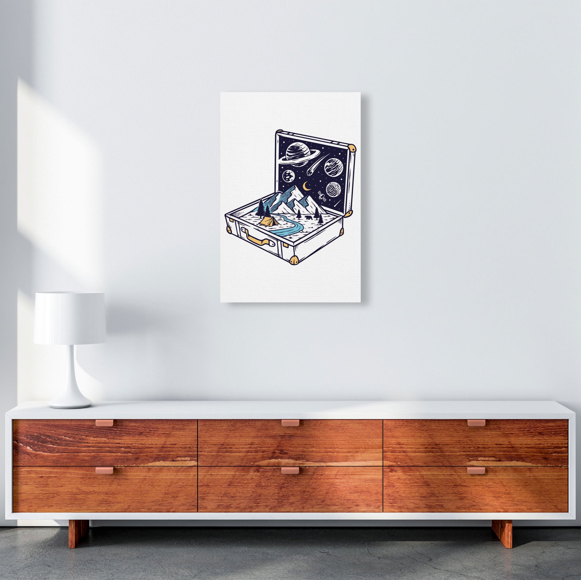 Carry On Carry All Art Print by Jason Stanley A2 Canvas