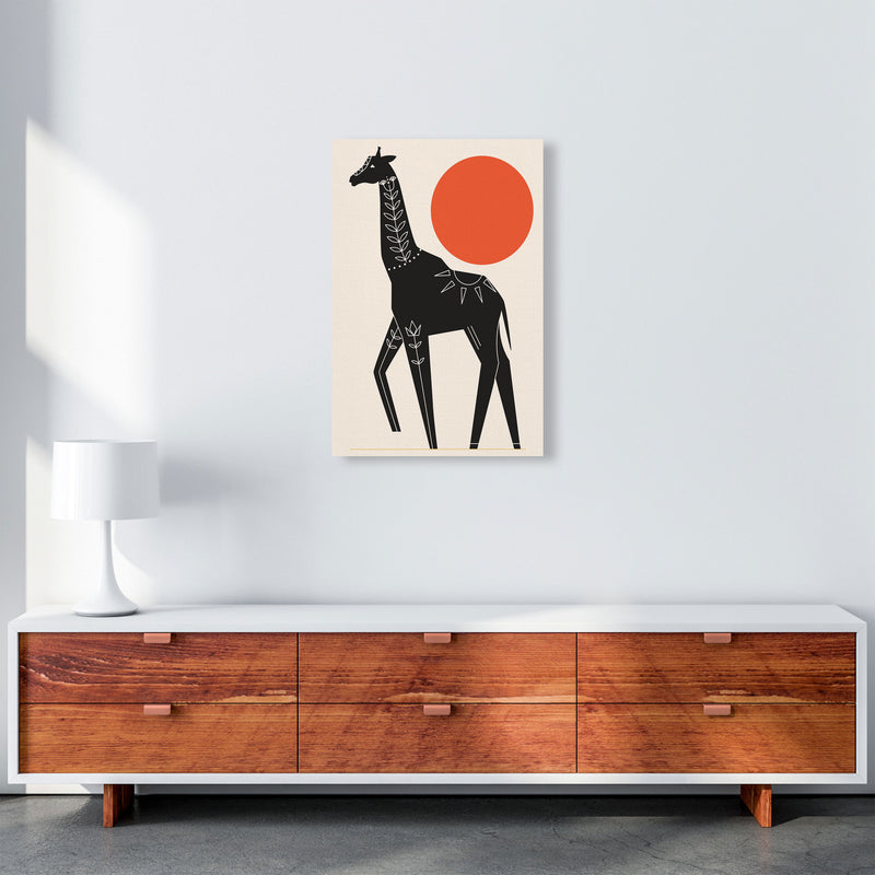 Giraffe In The Sun Art Print by Jason Stanley A2 Canvas