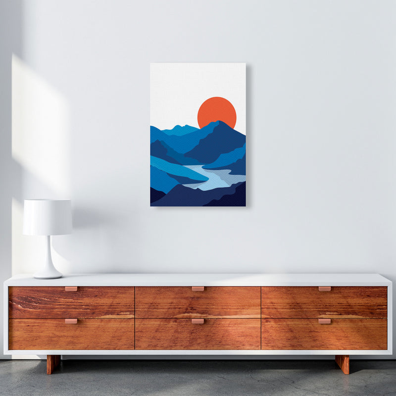 Japanese Mountain Art Print by Jason Stanley A2 Canvas