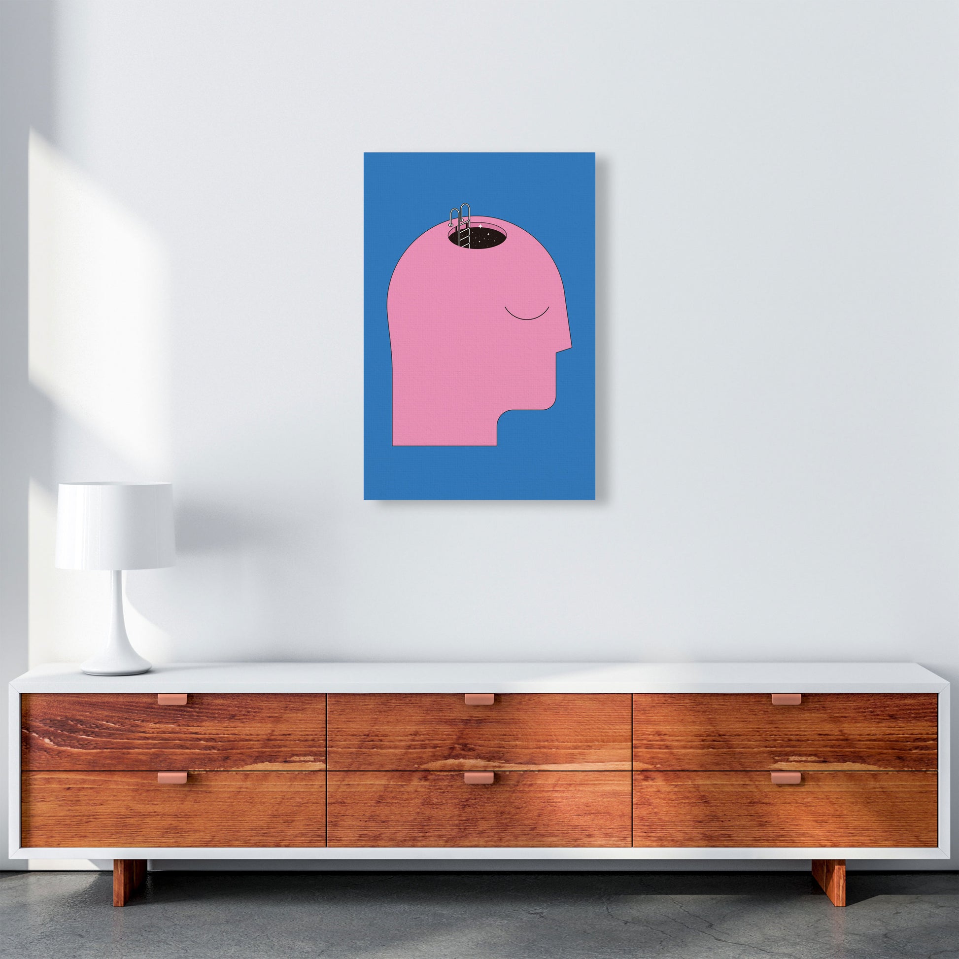 Keep An Open Mind Art Print by Jason Stanley A2 Canvas