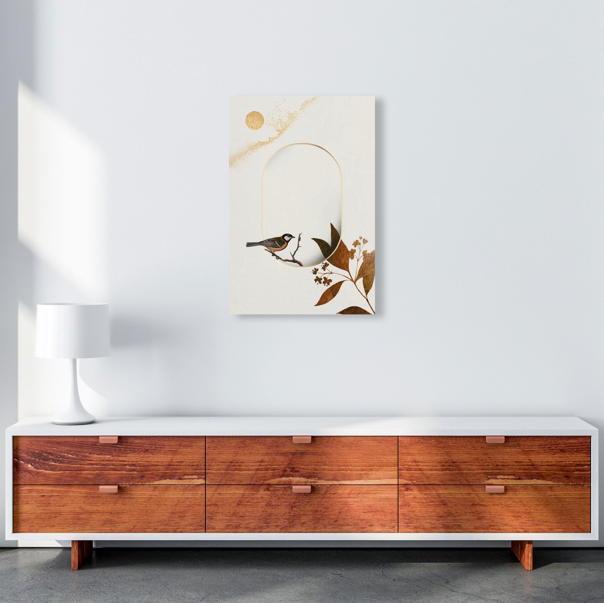 Bird On A Branch Art Print by Jason Stanley A2 Canvas