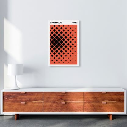 Bauhaus 1919 Red Art Print by Jason Stanley A2 Canvas