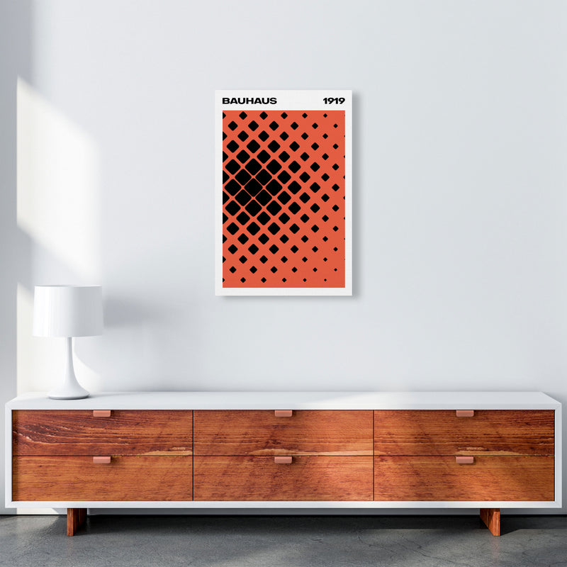 Bauhaus 1919 Red Art Print by Jason Stanley A2 Canvas