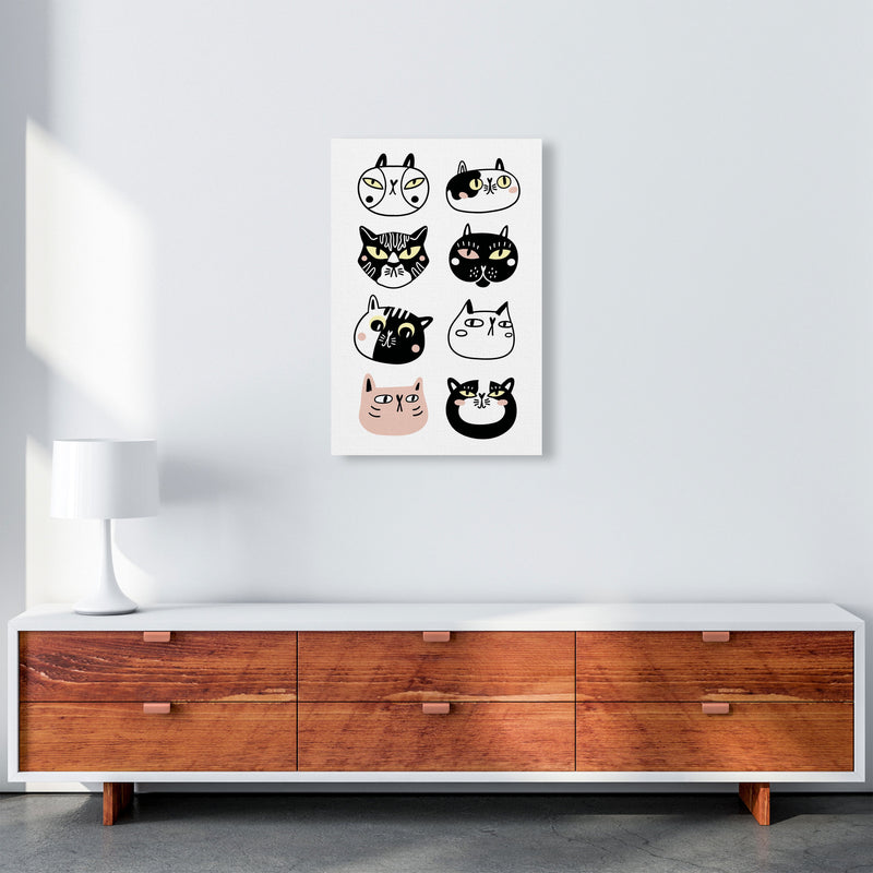 Crazy Cat Lady Art Print by Jason Stanley A2 Canvas