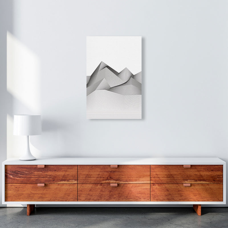 Line Mountains Art Print by Jason Stanley A2 Canvas