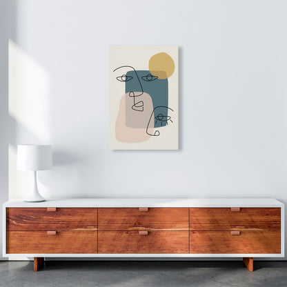 Abstract Faces Art Print by Jason Stanley A2 Canvas