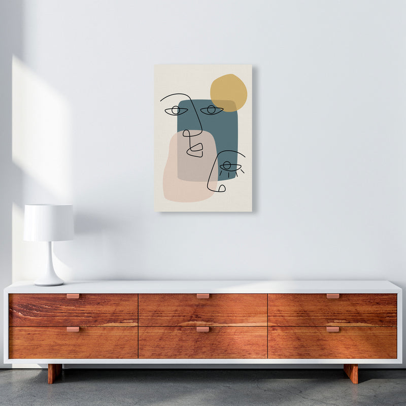 Abstract Faces Art Print by Jason Stanley A2 Canvas