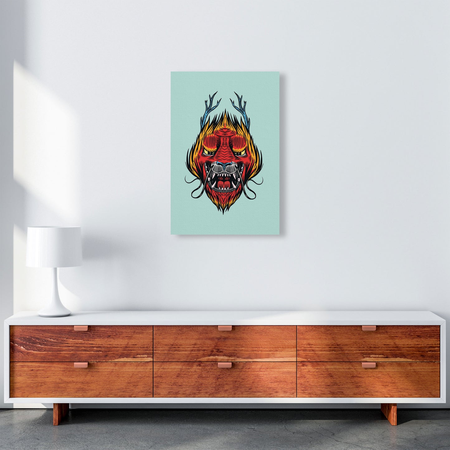 Chinese Dragon Art Print by Jason Stanley A2 Canvas