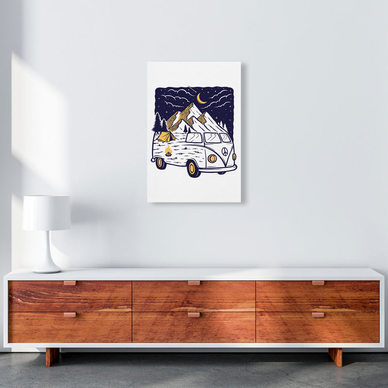 Camping Is Fun Art Print by Jason Stanley A2 Canvas