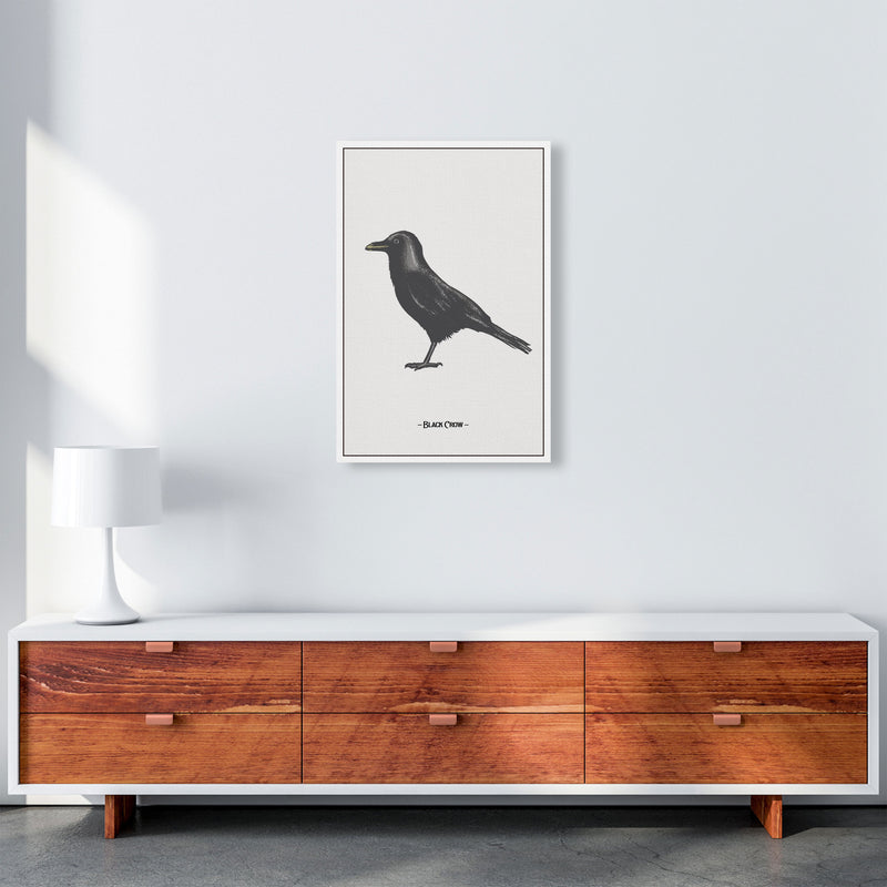 The Black Crow Art Print by Jason Stanley A2 Canvas