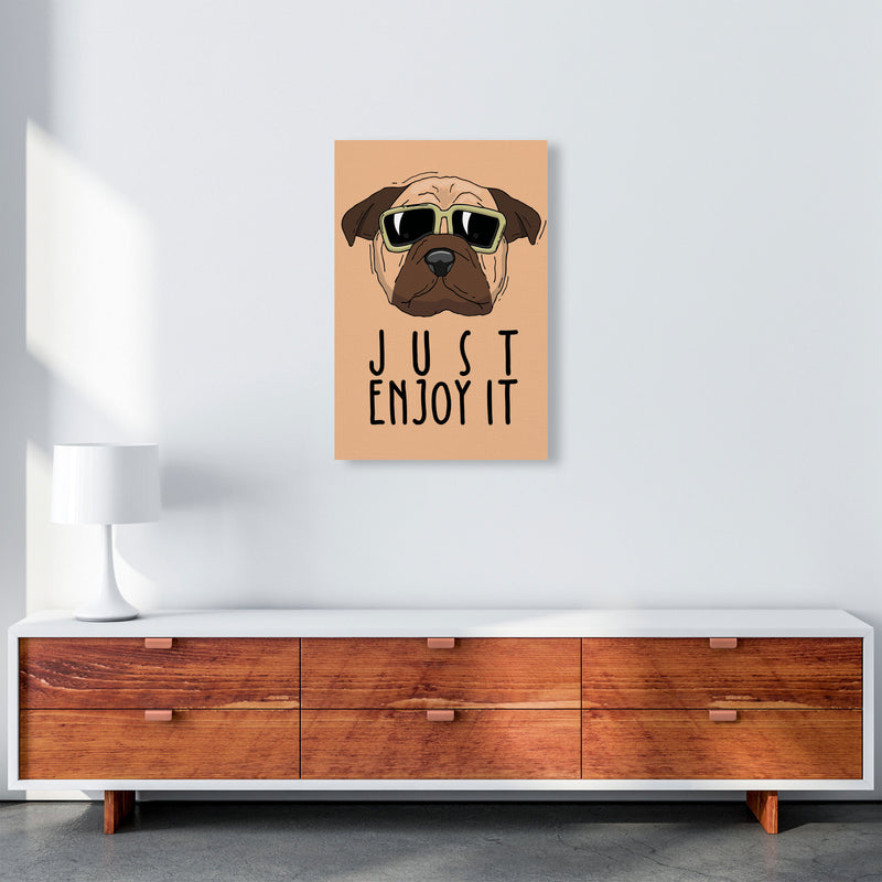 Just Enjoy It Art Print by Jason Stanley A2 Canvas