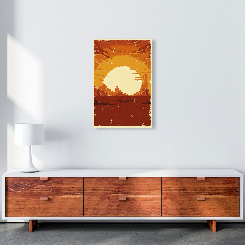 Desert Sunset Art Print by Jason Stanley A2 Canvas