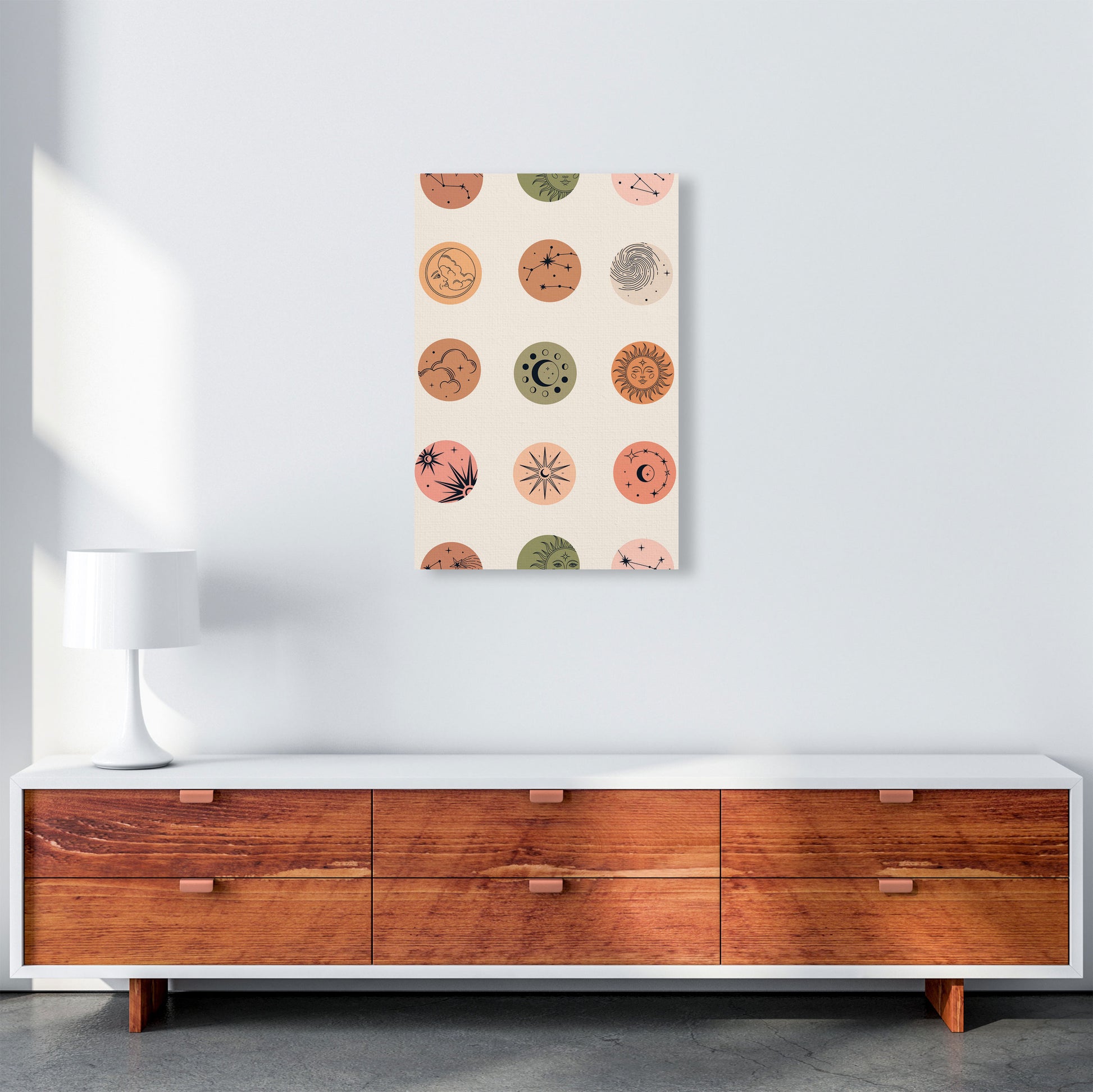 Sun And Moon Art Print by Jason Stanley A2 Canvas