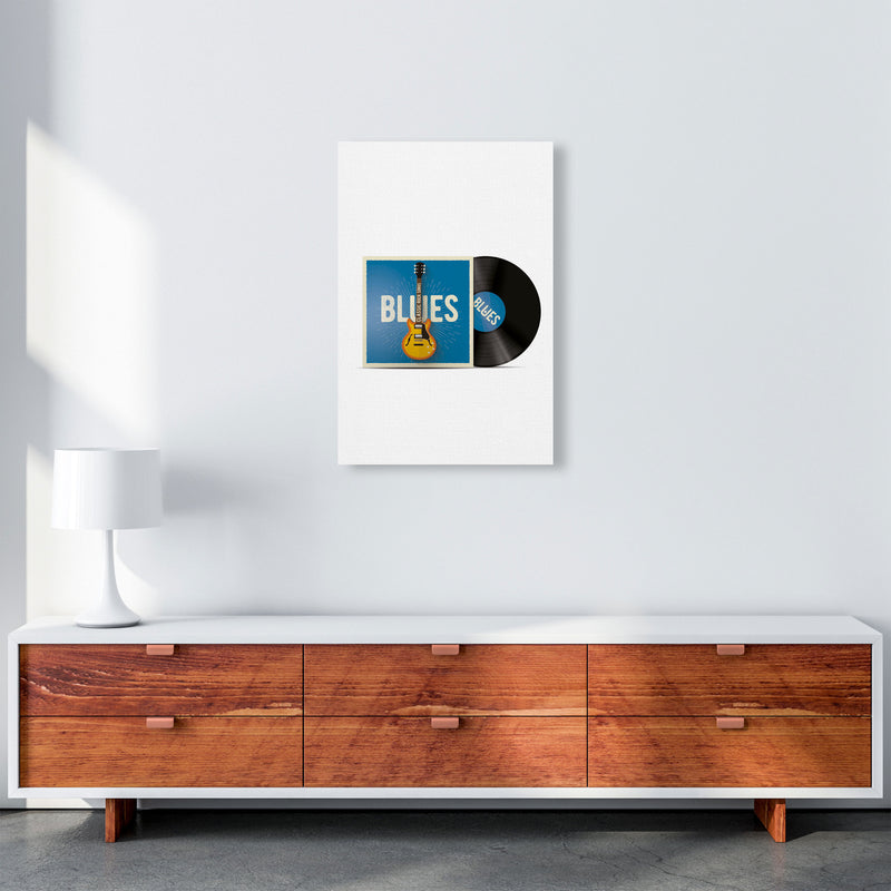 Blues Vinyl Art Print by Jason Stanley A2 Canvas