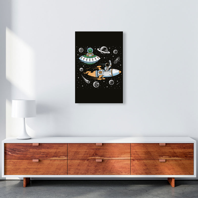 Space Rage Art Print by Jason Stanley A2 Canvas