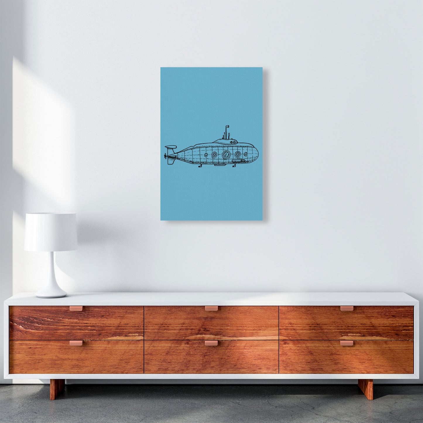 Below Sea Art Print by Jason Stanley A2 Canvas