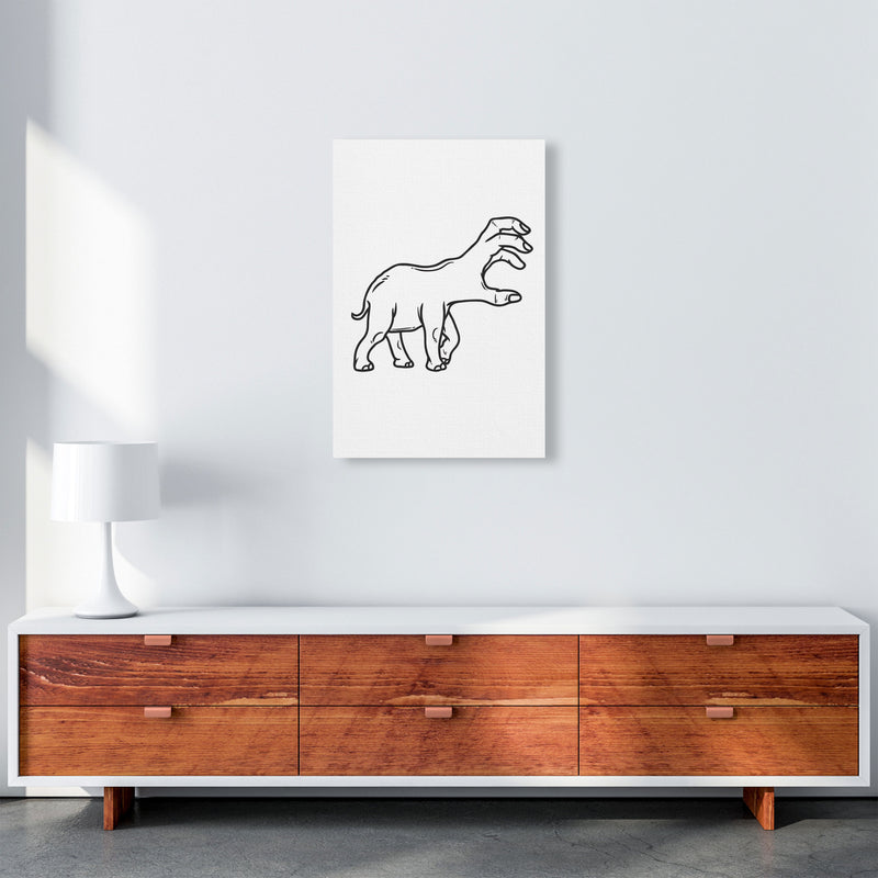 Hand-Head Art Print by Jason Stanley A2 Canvas