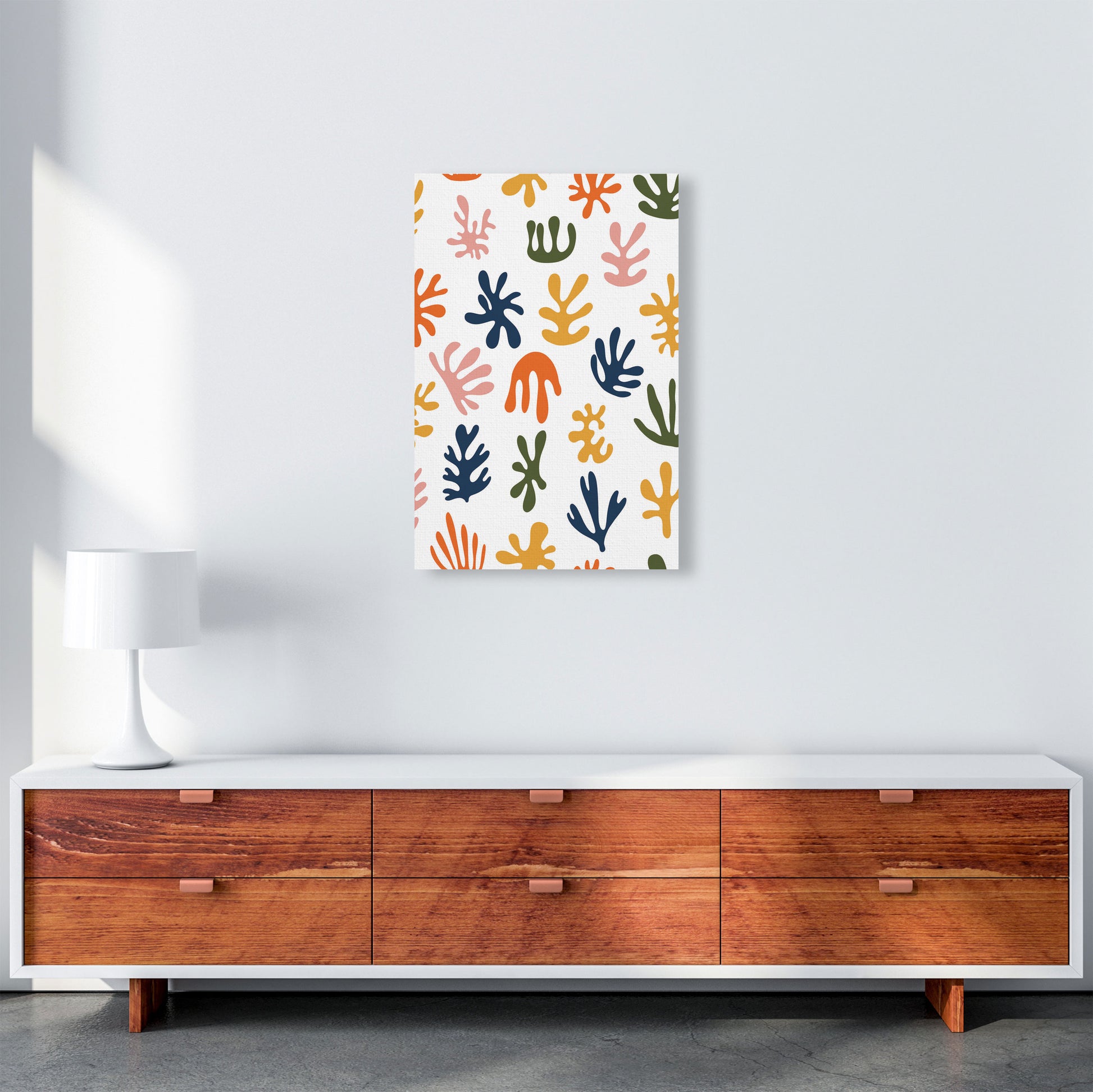 Minimal Abstract Algae IIII Art Print by Jason Stanley A2 Canvas