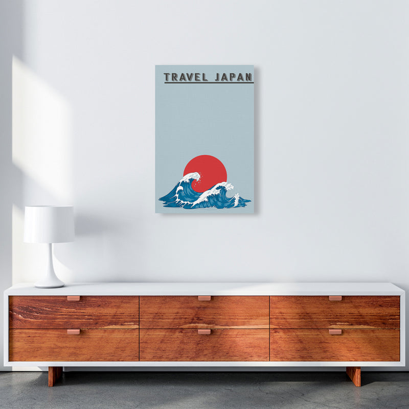 Japanese Waves Art Print by Jason Stanley A2 Canvas