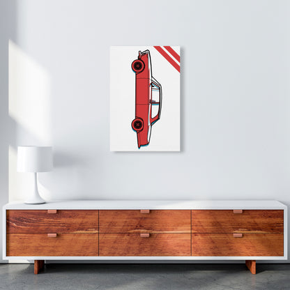 Red Car Art Print by Jason Stanley A2 Canvas