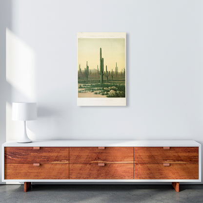 Vintage Desert Cactus Art Print by Jason Stanley A2 Canvas