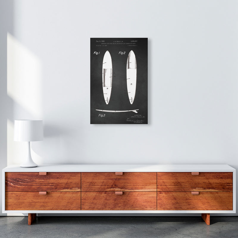 Surfboard Patent 1 Art Print by Jason Stanley A2 Canvas