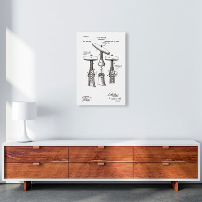 Corkscrew Patent Art Print by Jason Stanley A2 Canvas