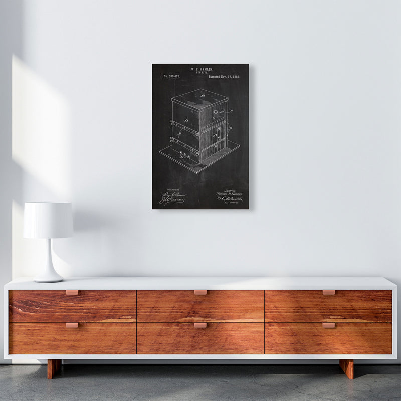 Bee Hive Patent Art Print by Jason Stanley A2 Canvas