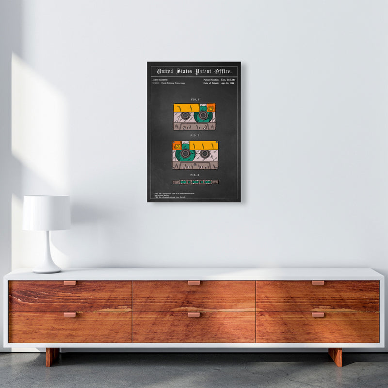 Casette Tape Art Print by Jason Stanley A2 Canvas