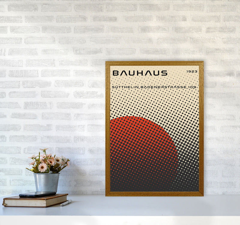 Bauhaus Geometric Red Vibe Art Print by Jason Stanley A2 Print Only