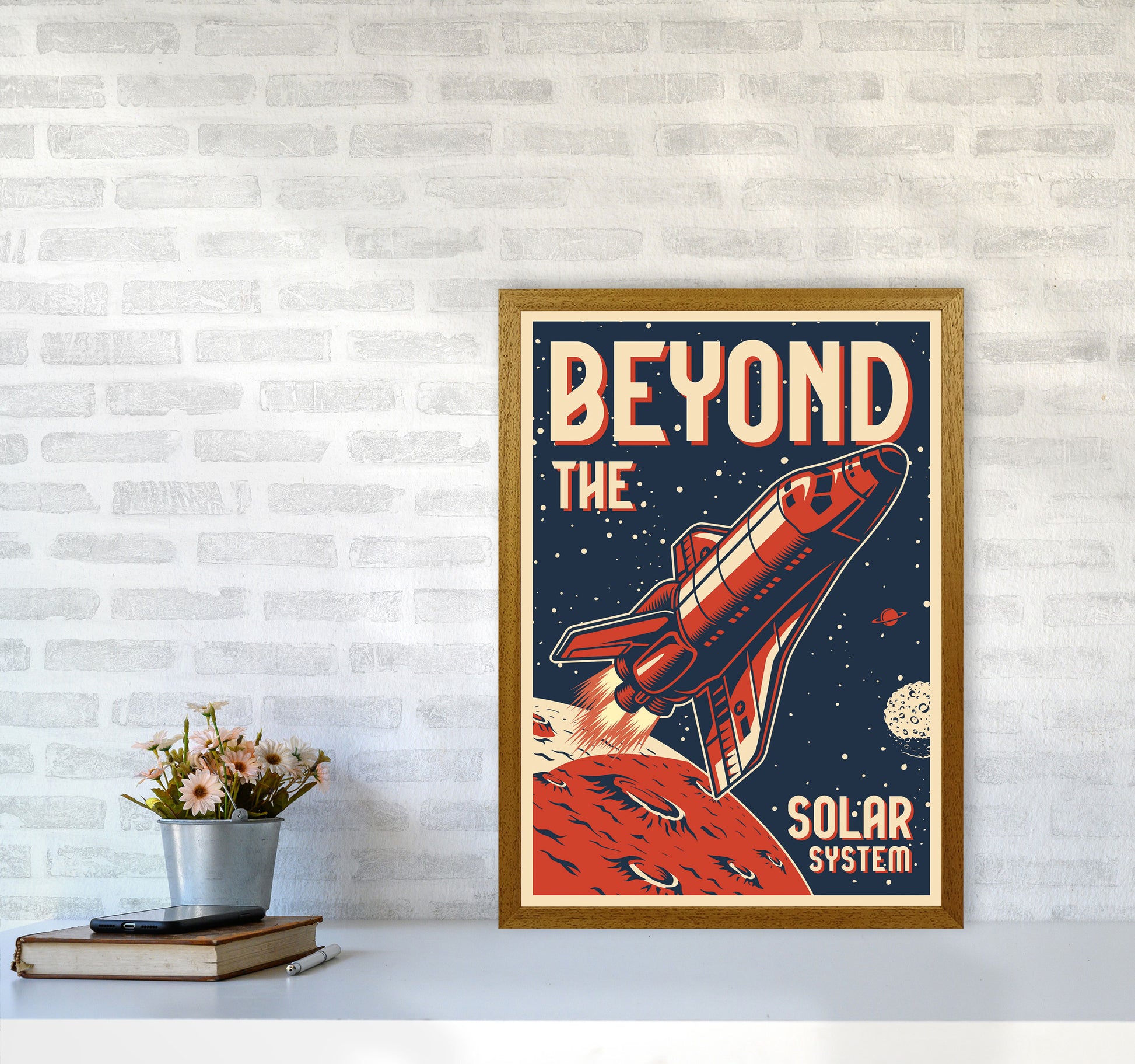 Outer Space Series - #14 Art Print by Jason Stanley A2 Print Only