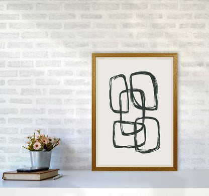 Modern Abstract Shapes 3 Art Print by Jason Stanley A2 Print Only
