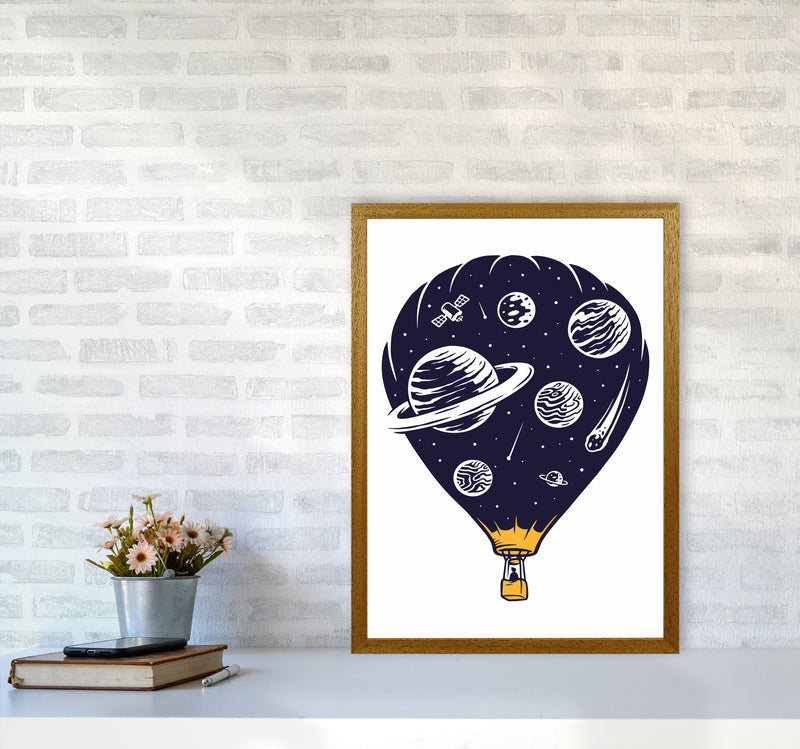 Hot Air Baloon Universe Art Print by Jason Stanley A2 Print Only