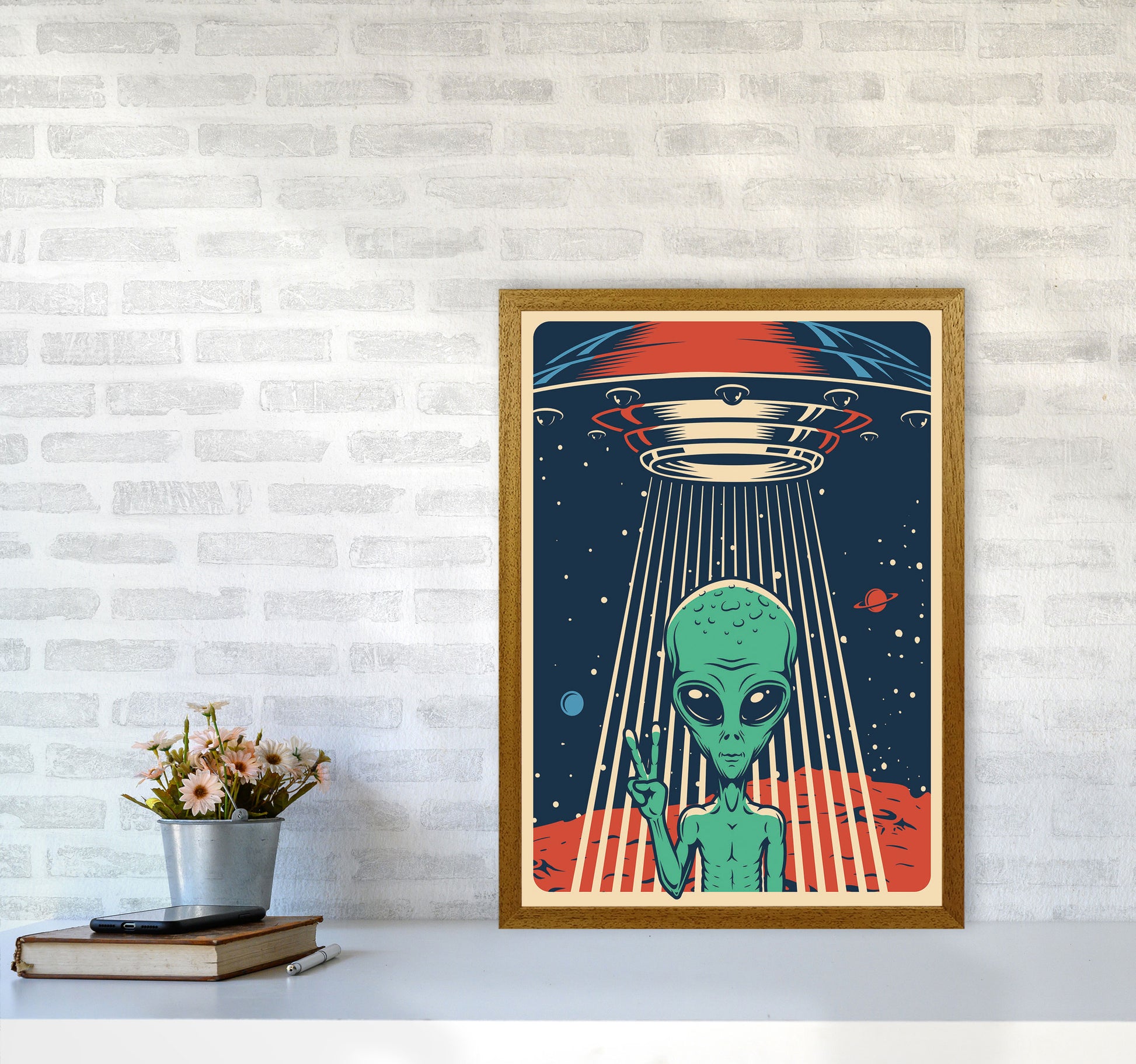 Outer Space Series - #5 Art Print by Jason Stanley A2 Print Only