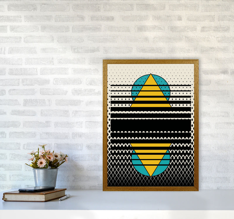 Geometric Suns Pattern Art Print by Jason Stanley A2 Print Only