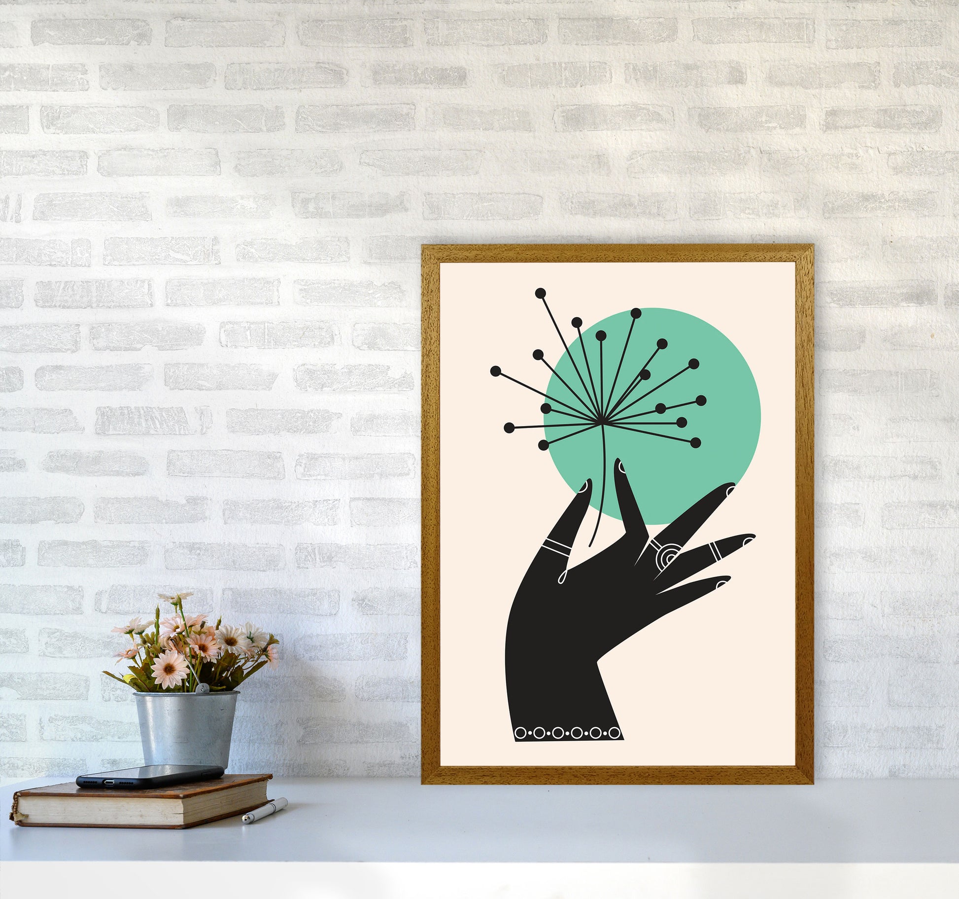 What A Pretty Flower Art Print by Jason Stanley A2 Print Only