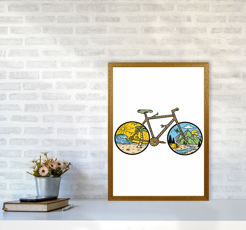 Best Bike Ride Ever Art Print by Jason Stanley A2 Print Only