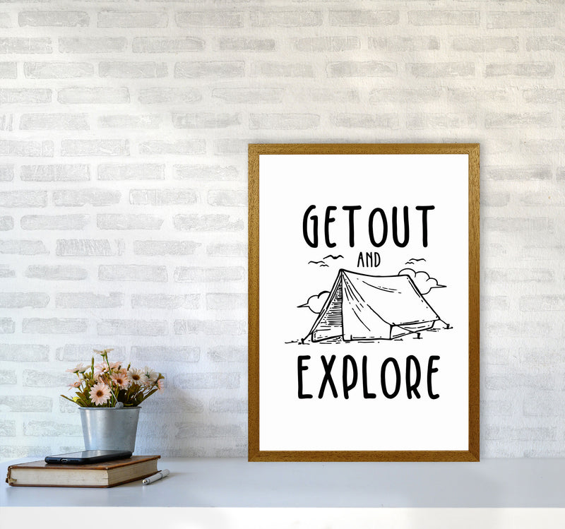 Get Out And Explore Art Print by Jason Stanley A2 Print Only