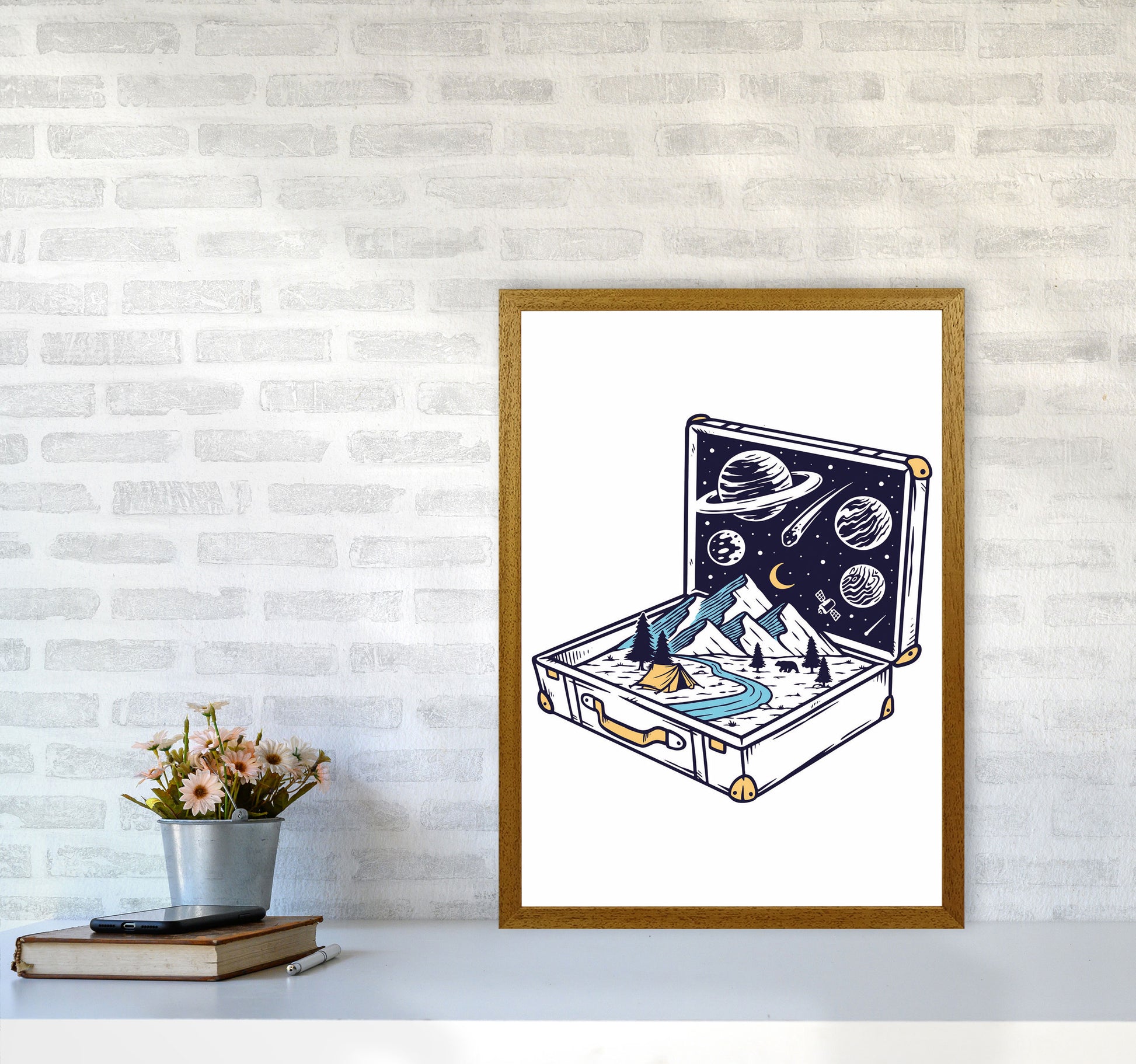Carry On Carry All Art Print by Jason Stanley A2 Print Only