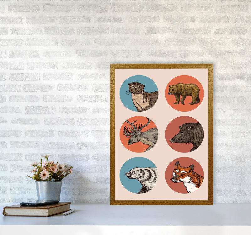 Animal Circles II Art Print by Jason Stanley A2 Print Only