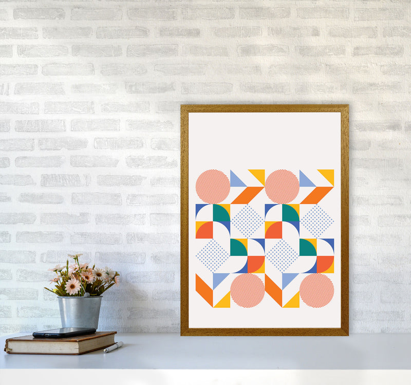 Retro Geometric 3 Art Print by Jason Stanley A2 Print Only