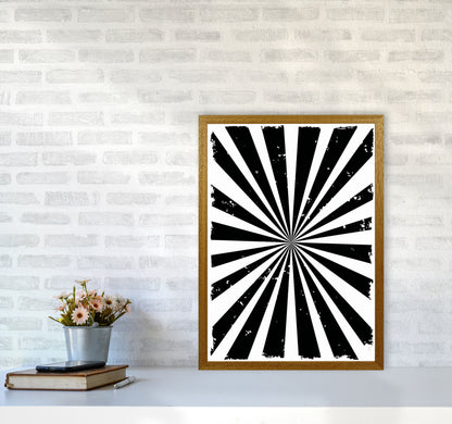 Black Sun Rays Art Print by Jason Stanley A2 Print Only